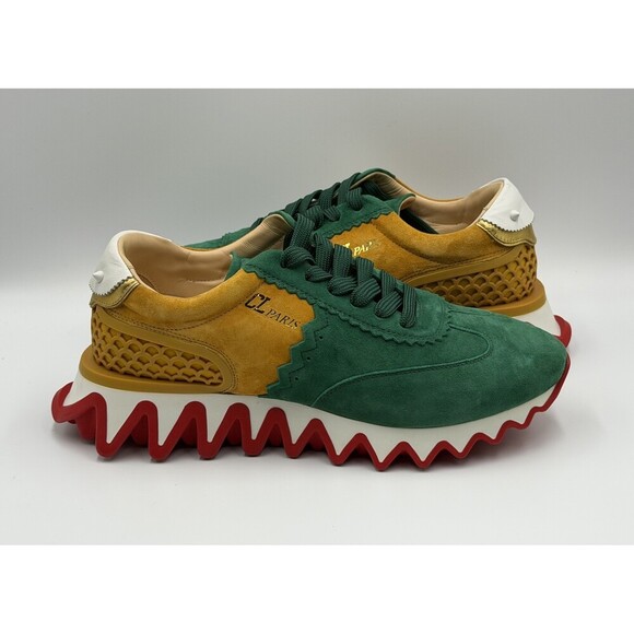 AUTHENTIC Christian Louboutin Loubishark Men\'s Suede Size 41.5 EU, 8.5 US NEW main image 13